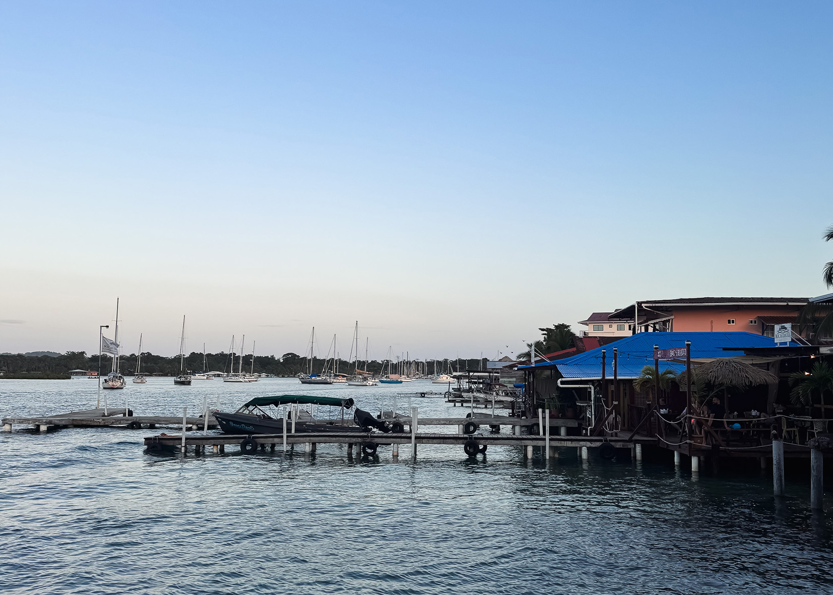 Bocas del Toro Panama boat dock