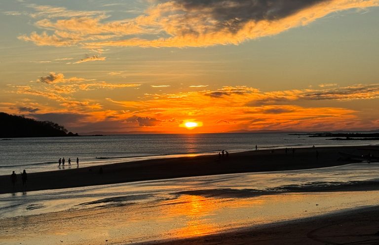 Santa Teresa Panama sunset beach